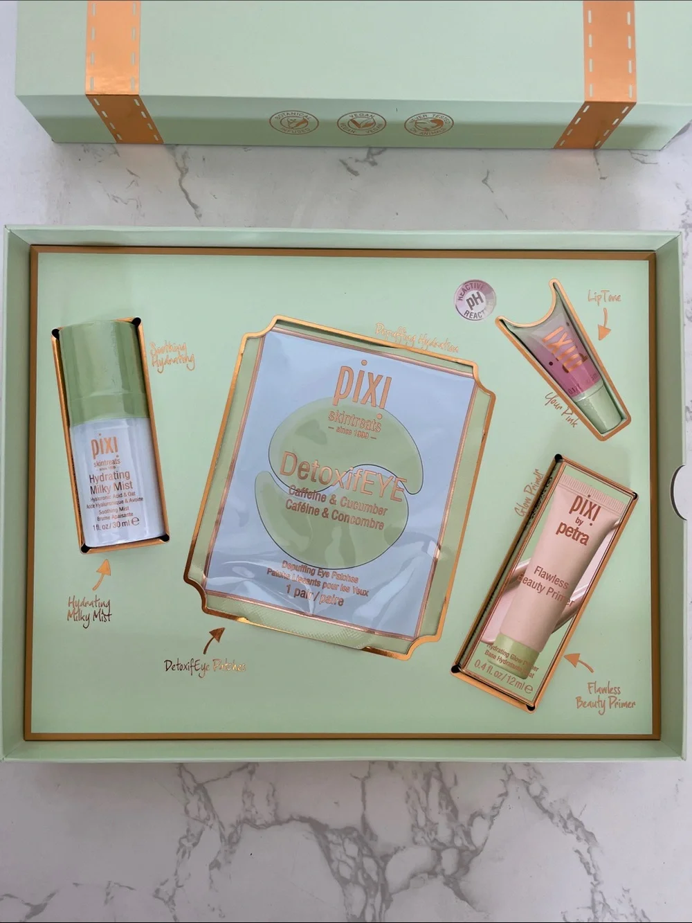 Pixi Mint & Rose Gold Skincare Gift Set
